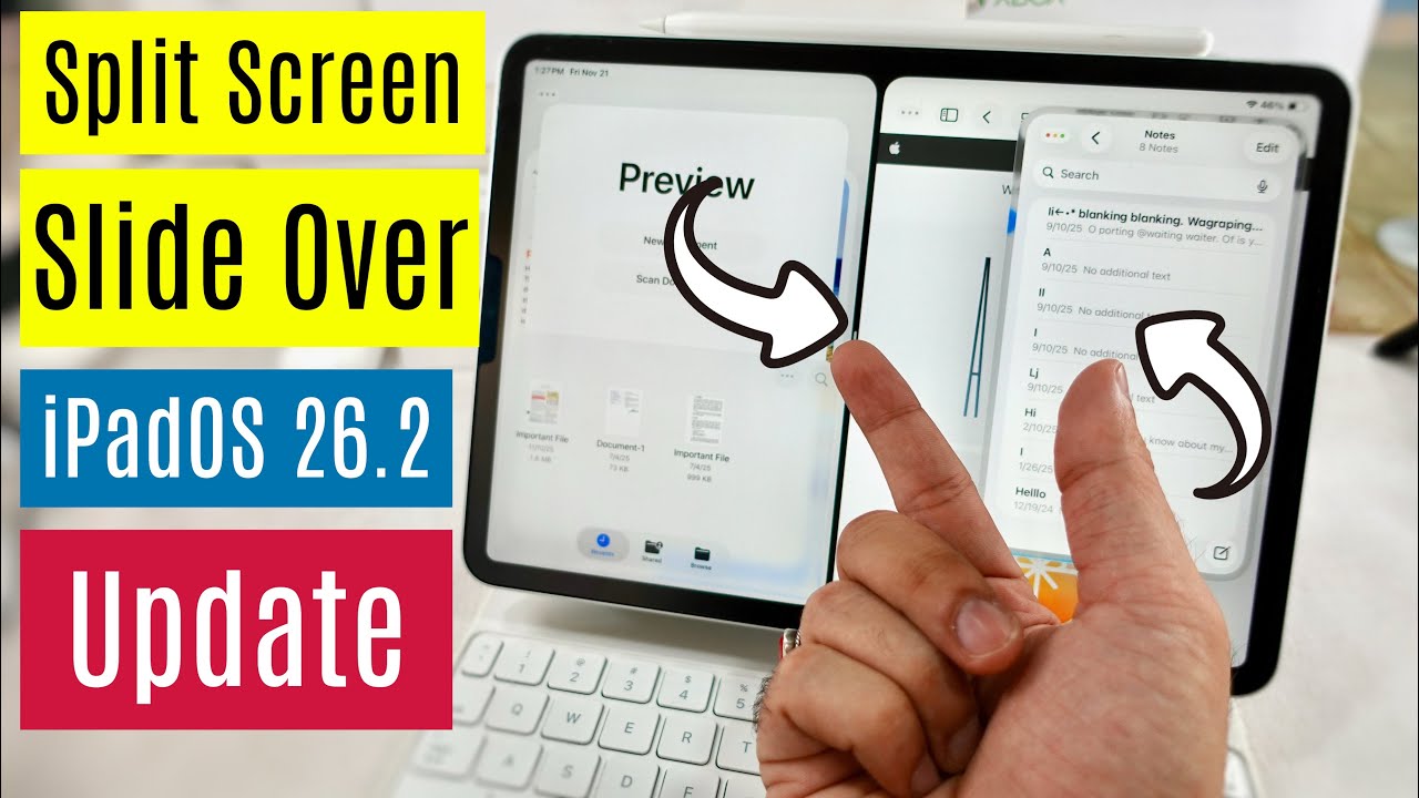 iPadOS 26.2.1: New Update in Split Screen & Slide over (2 Easy Methods)