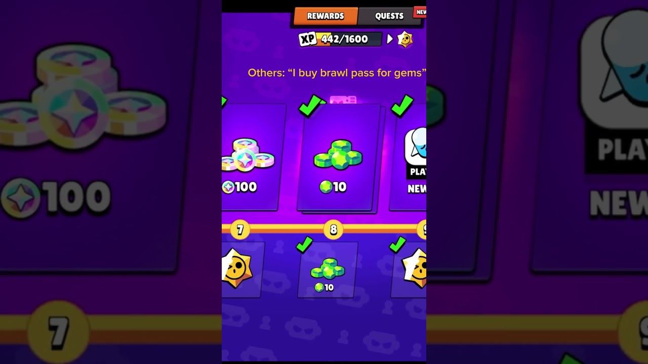 Daily freebies are the carry #shorts #brawl #brawlpass
