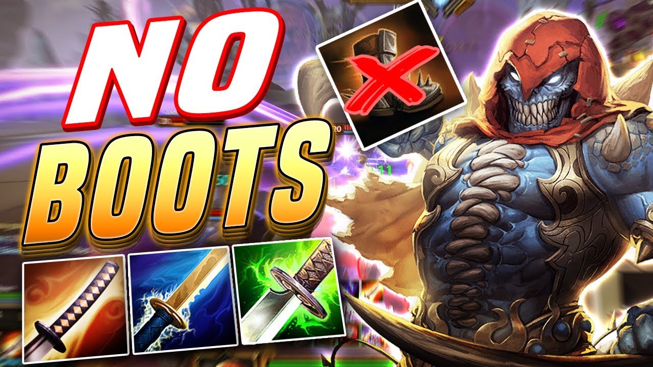 Smite: NO BOOTS Bakasura Build - 5 Level ADVANTAGE!?