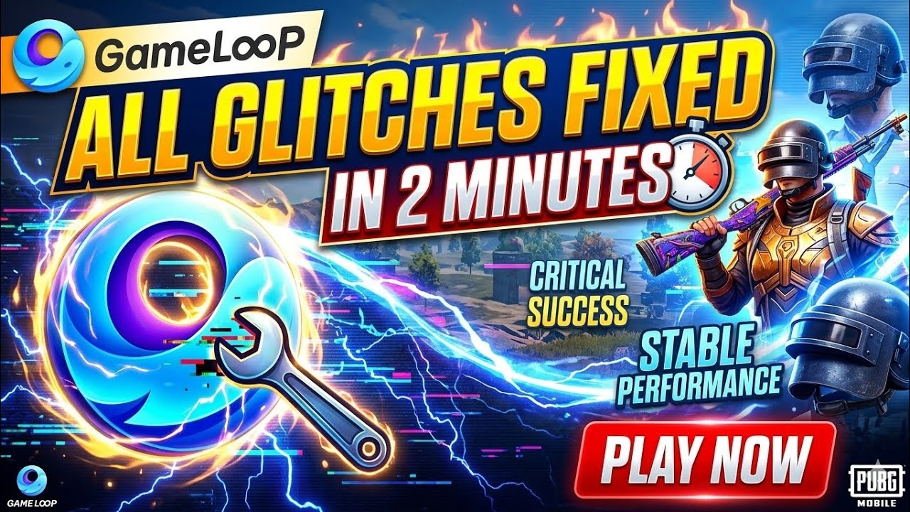 100% GameLoop All Glitches Fixed in 2 Minutes #pubgmobile #fixed