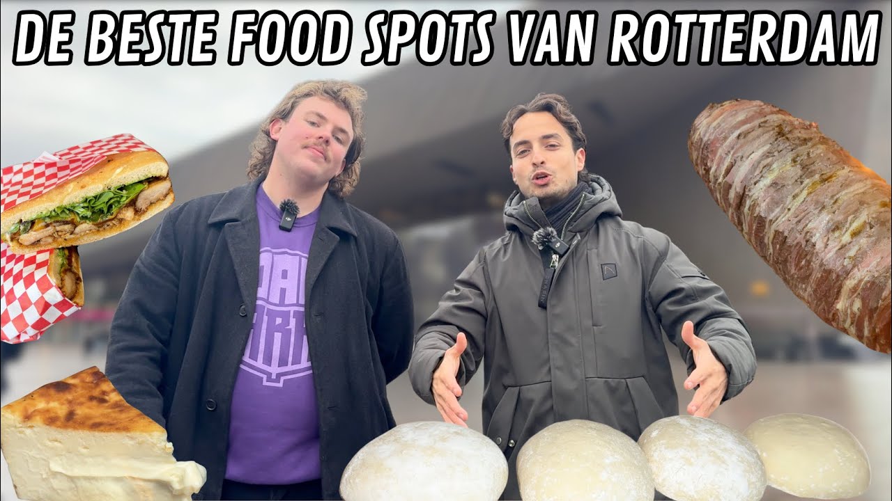 Dit zijn de Beste Food Spots van Rotterdam! (Volledige TOUR)