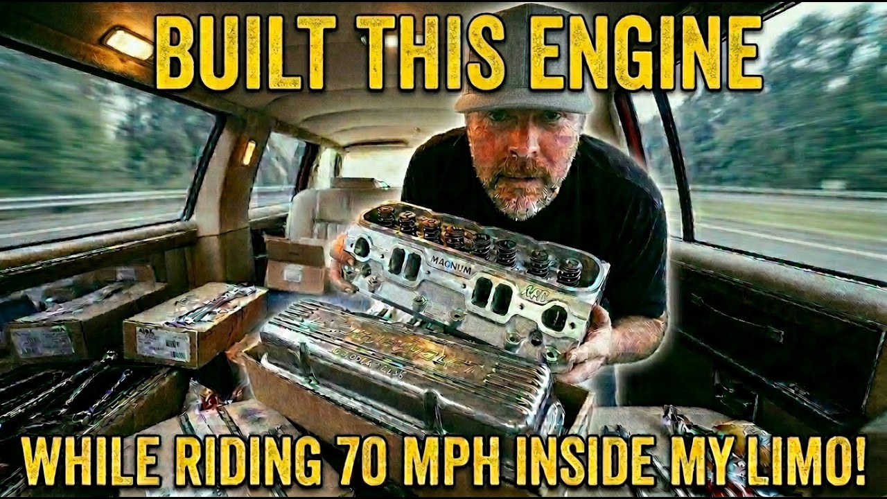 We BUILT an Engine while Riding INSIDE My LIMO?! (UNBELIEVABLE)