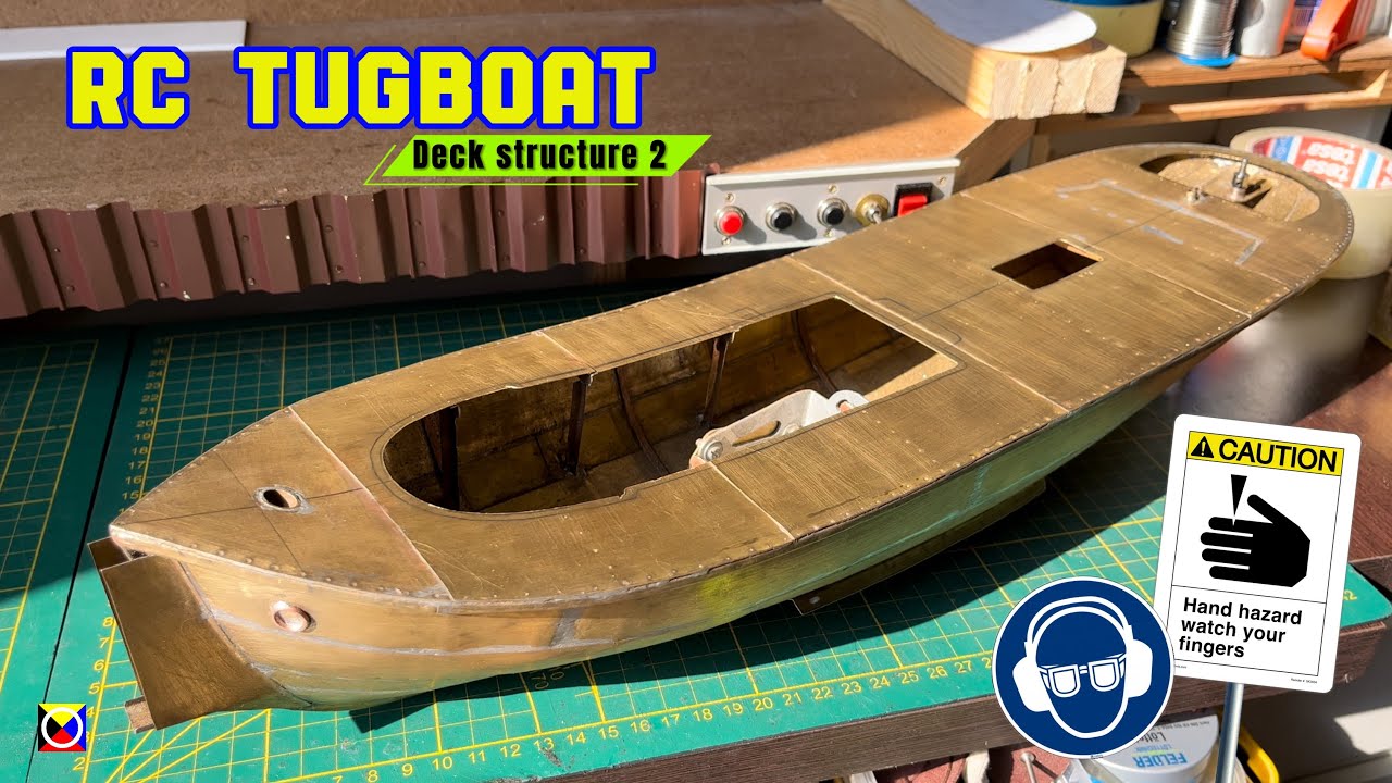Rc tugboat (……….) full metal scratch build Ep.20.