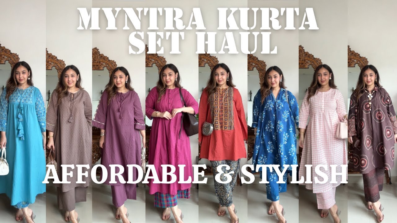 Taavi Kurta Sets Haul | Premium Cotton Office Wear & Smart Ethnic Outfits | Try-On & Styling 