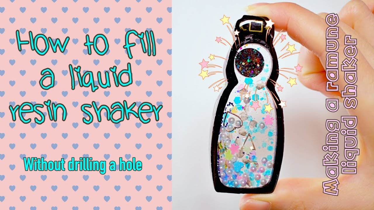 How to fill up a liquid resin shaker (without drilling a hole)