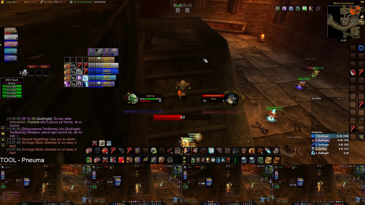 WoW Classic Multiboxing BRD Emperor ( Long run )