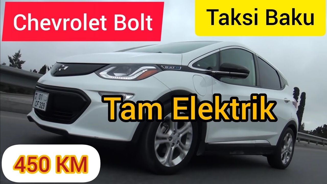 Chevrolet BOLT elektromobili | İncələmə | 450 km yol qət etmə imkanı
