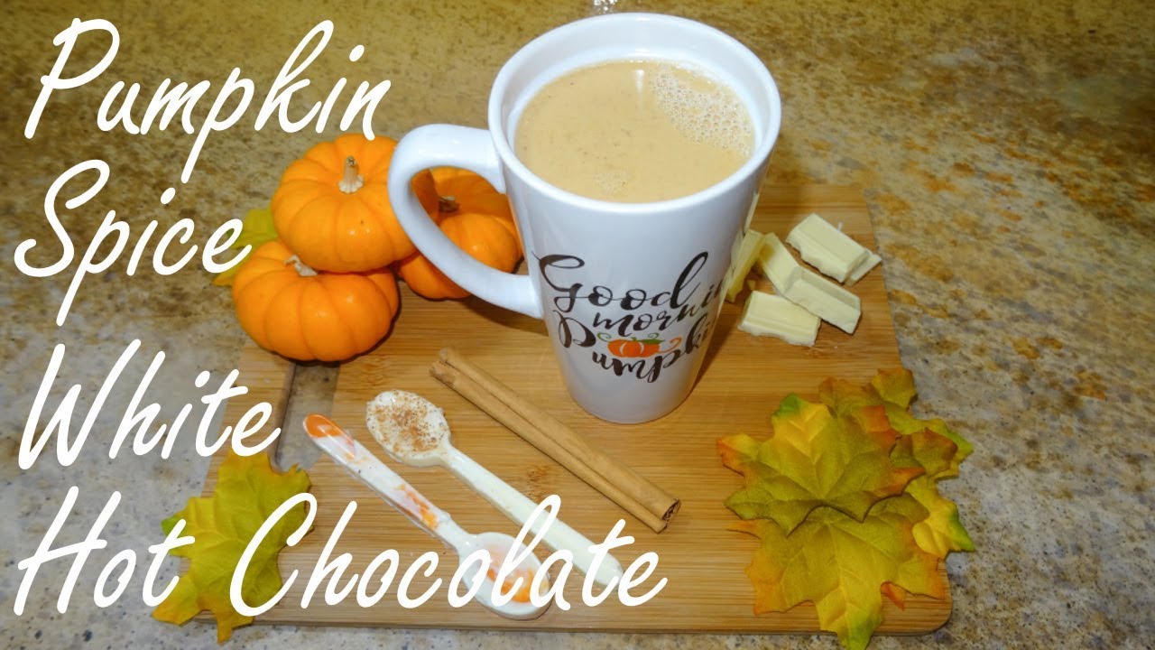 Pumpkin White Hot Chocolate - Homemade White Hot Chocolate