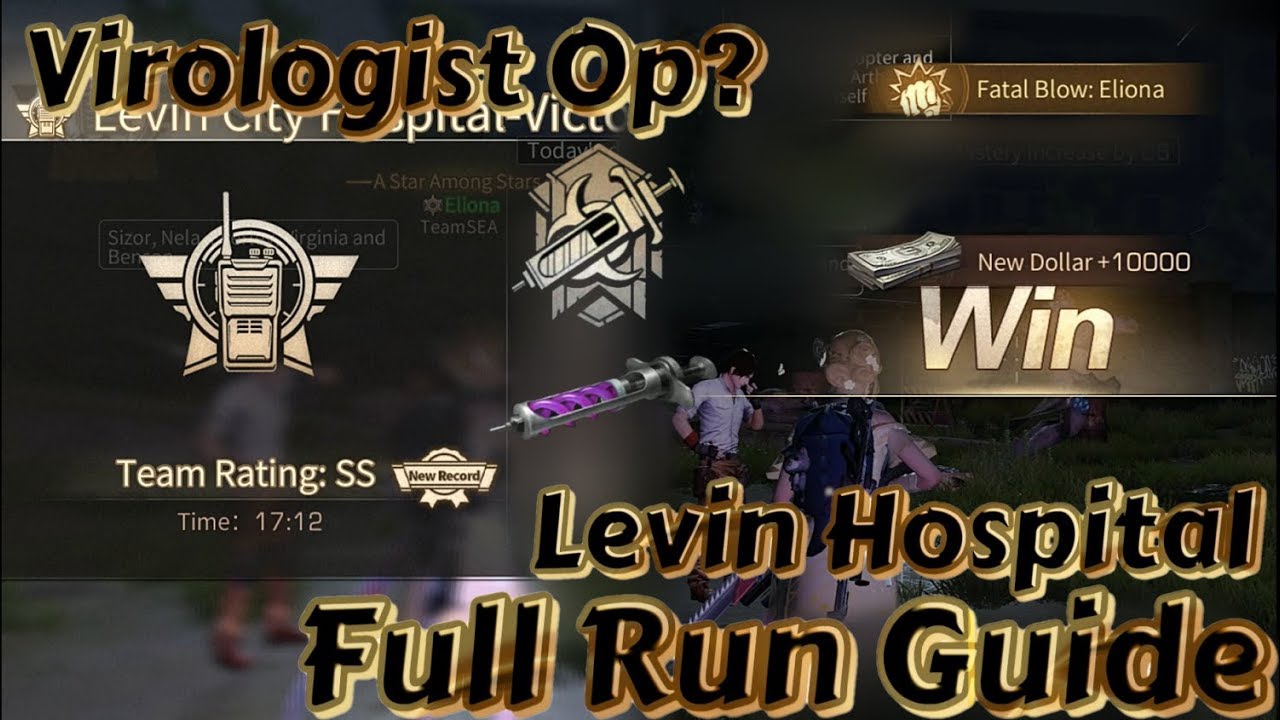 Virologist is so strong! Levin Hospital Full Run Guide SS Rank No Bug