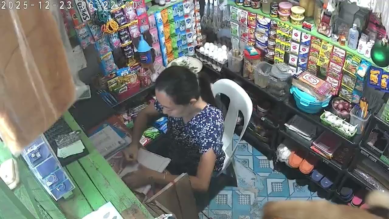 CCTV captured #sarisaristore 