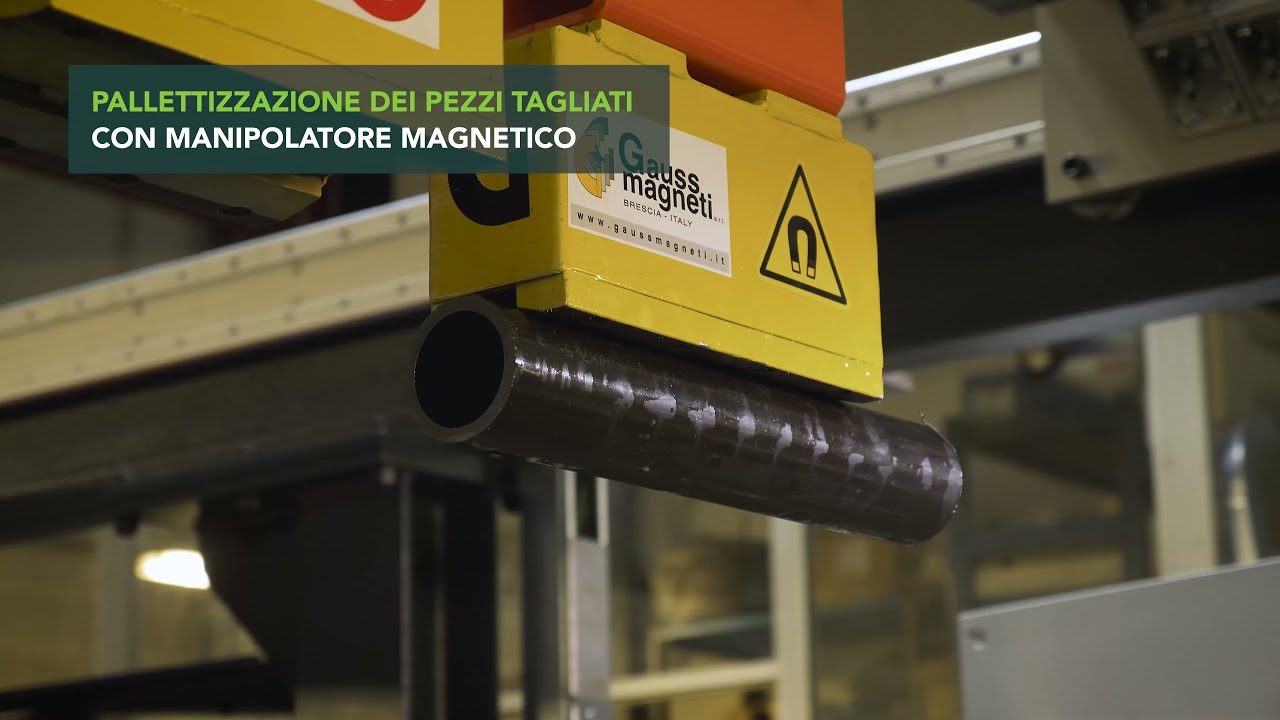 Impianto di taglio automatizzato ISTech con palletizzazione dei pezzi
