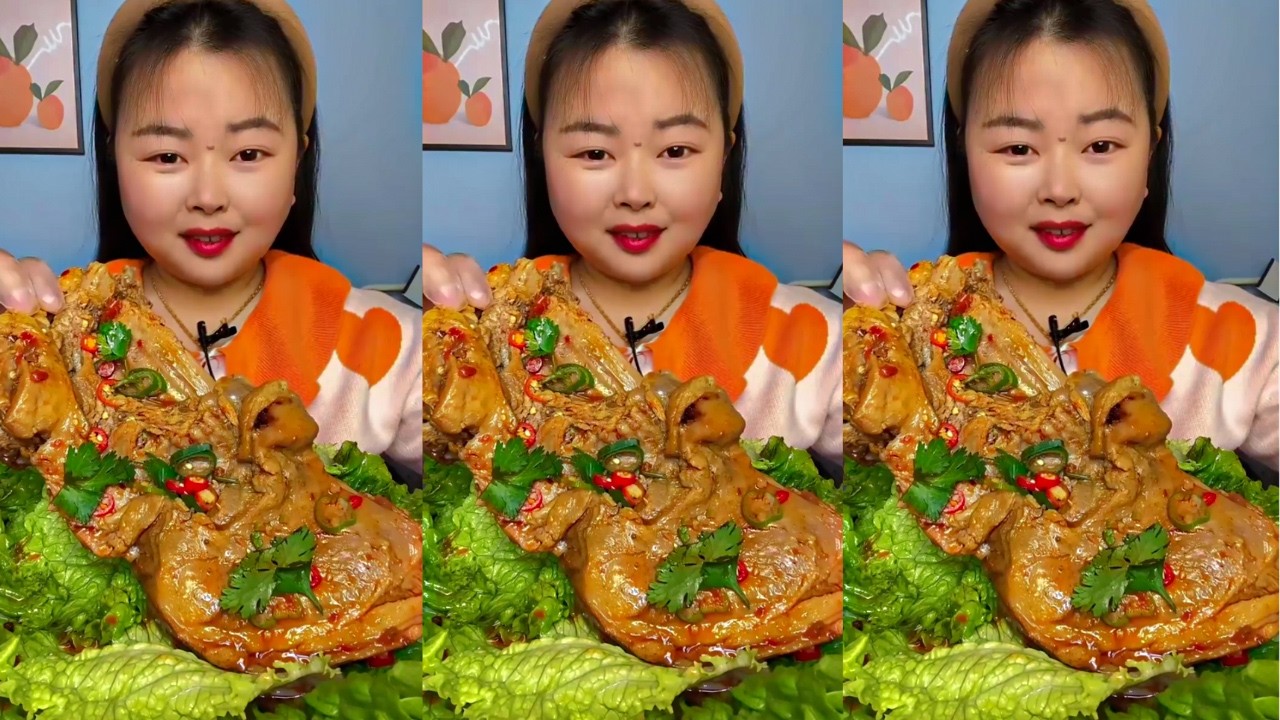 Rural ASMR Satisfying Eating Braised Meat | Spicy and So Delicious!
