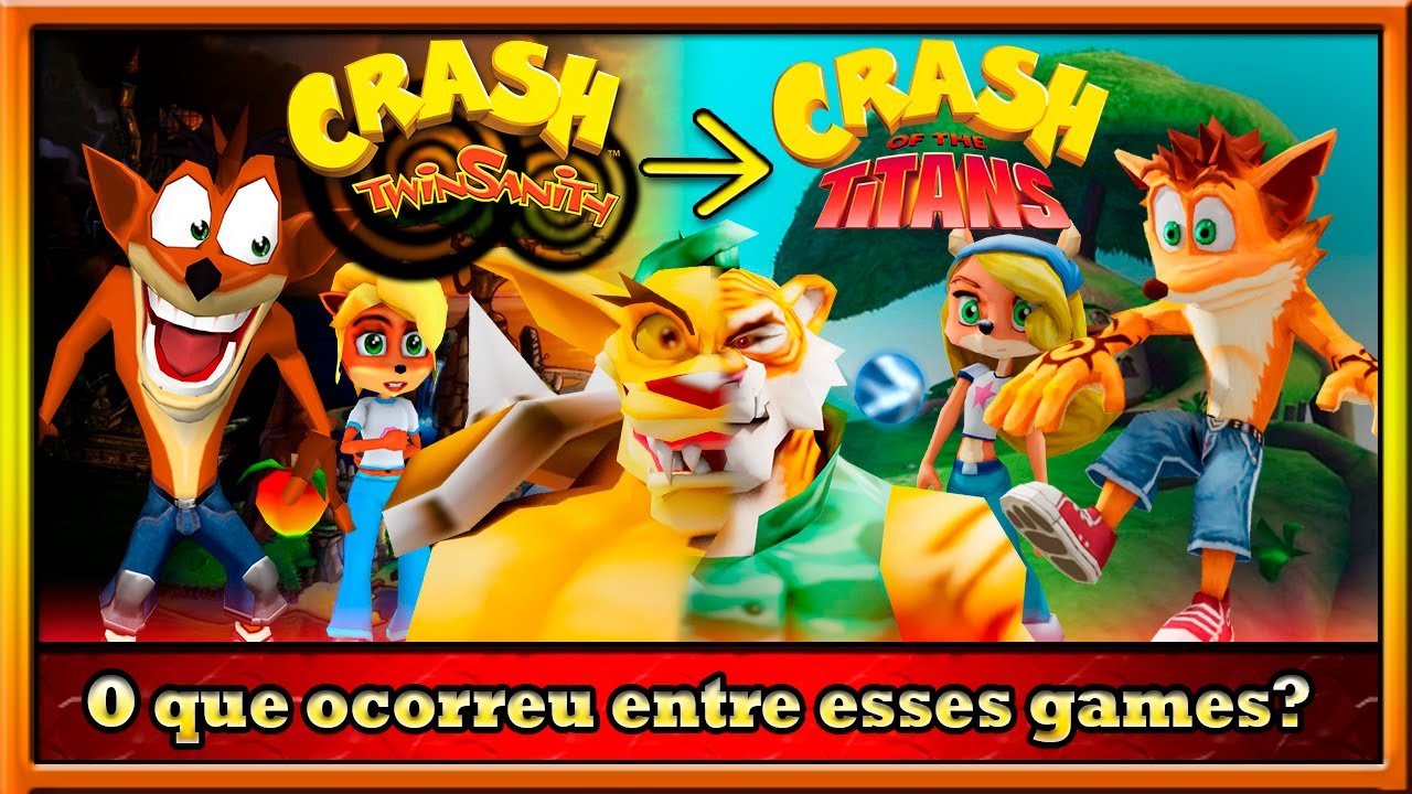 O que Aconteceu entre Crash Twinsanity e Crash Of The Titans? A Radical Mudança no Universo Crash