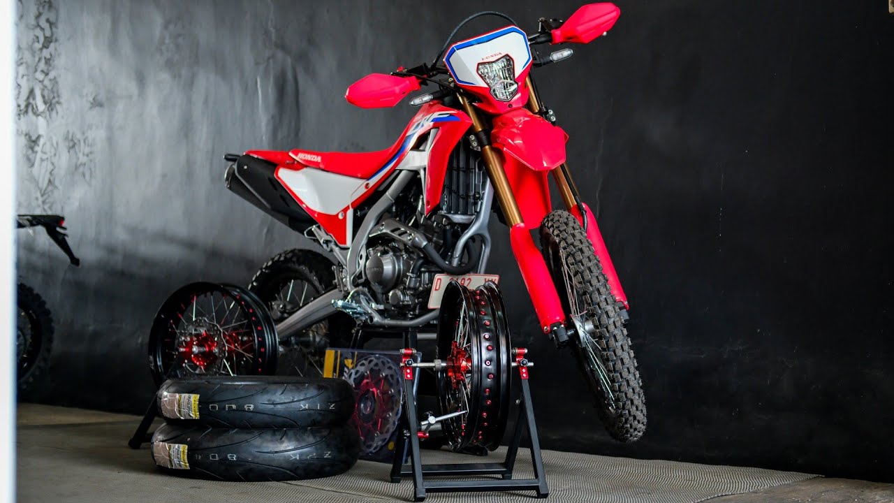 PERTAMA‼️HONDA CRF 250L MODIF SUPERMOTO DANA PELAJAR