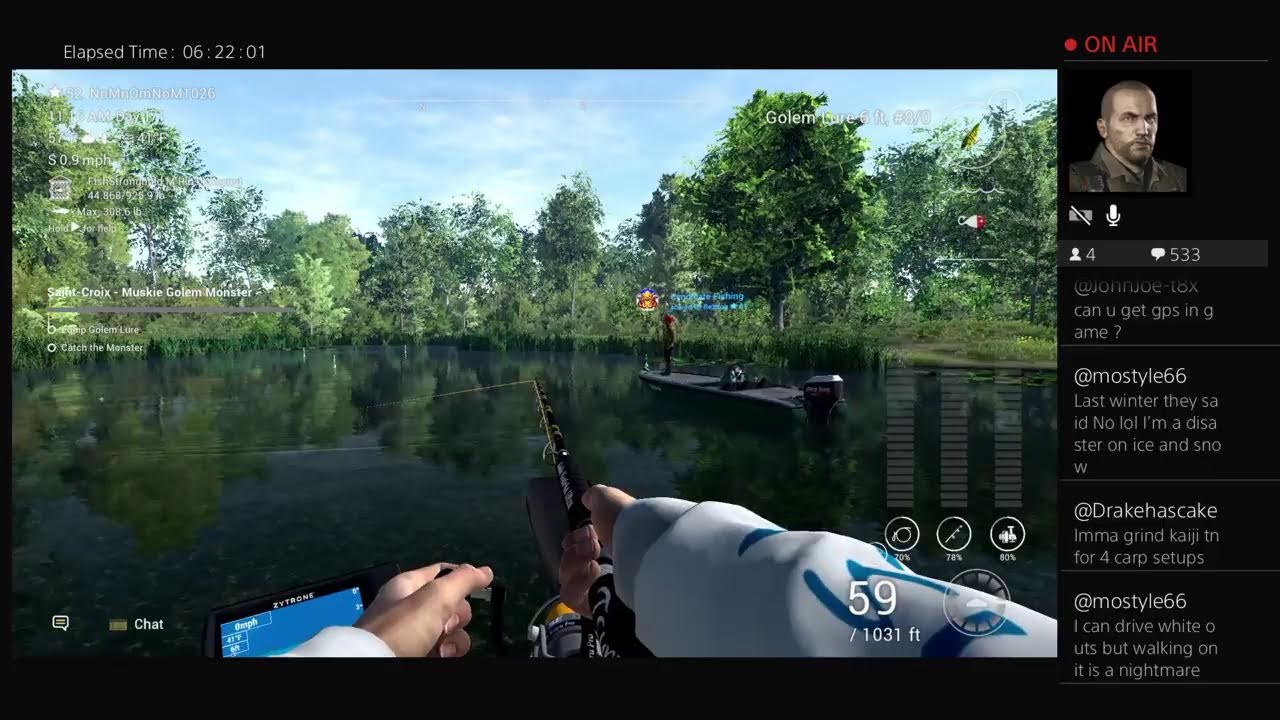 Fishing planet, fishing for terror tarpon. Then grinding at the Congo