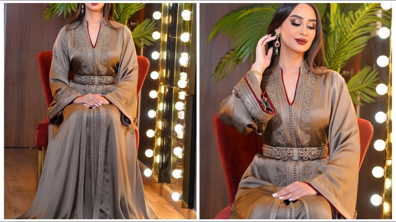 أروووووع وآخر ماكين فخياطة القفطان المغربي لسنة 2025 best caftan 2025