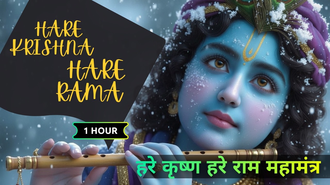 हरे कृष्ण हरे राम 🙏 Hare Krishna Hare Ram | 1 Hour Non-Stop Mahamantra Kirtan | Sri Radhe Krishna