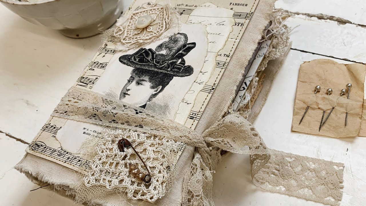 Shabby Chic Vintage Sewing Junk Journal