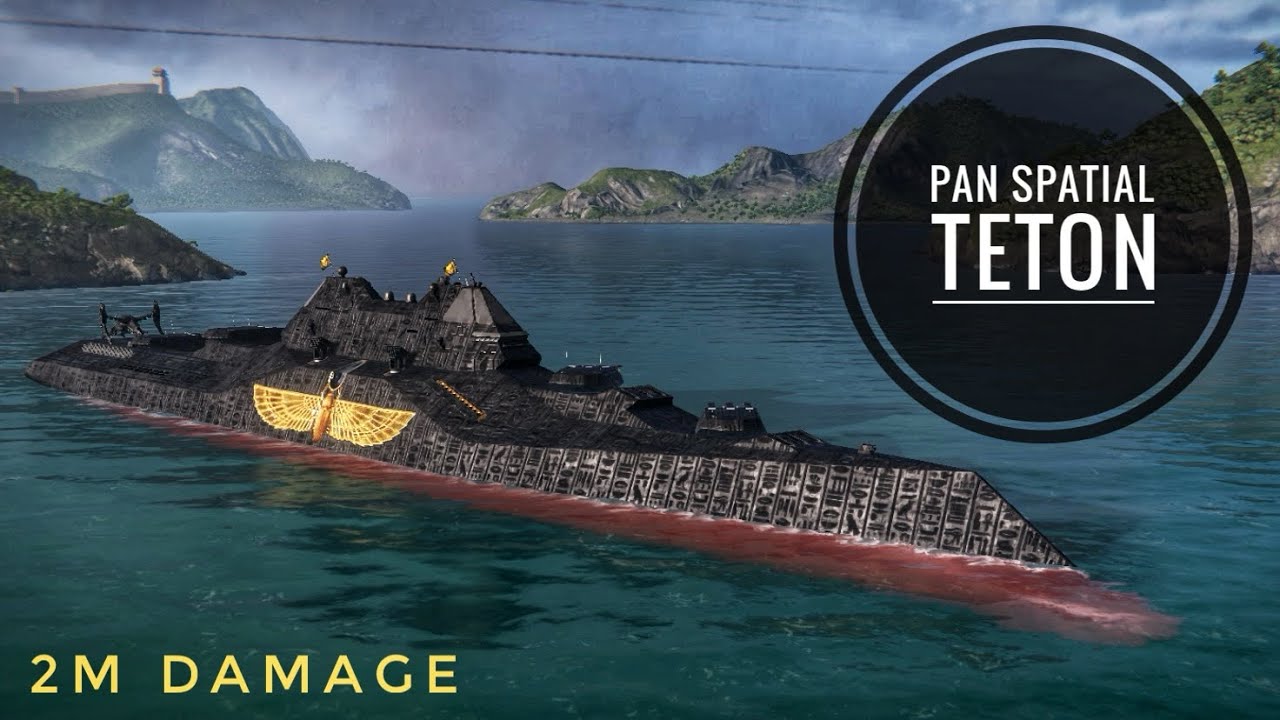 Pan Spatial TETON - The worst Battleship in my opinion - Modern Warships