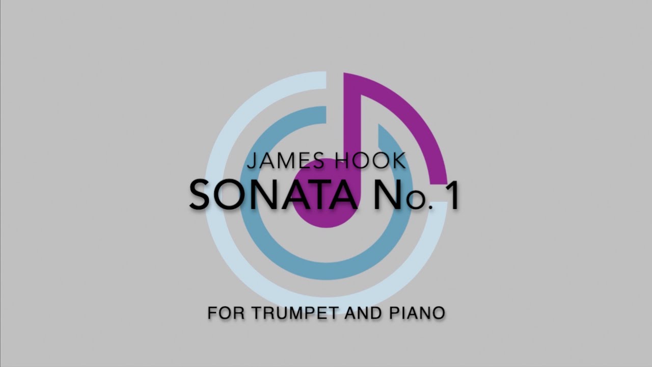Sonate No. 1 James  Hook/Trumpet Play-Along