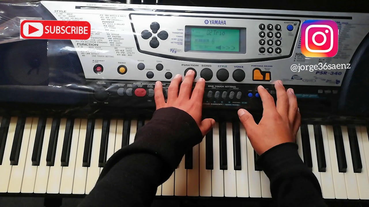 PROGRAMACIÓN YAMAHA 340 sonido... ( violin 61)