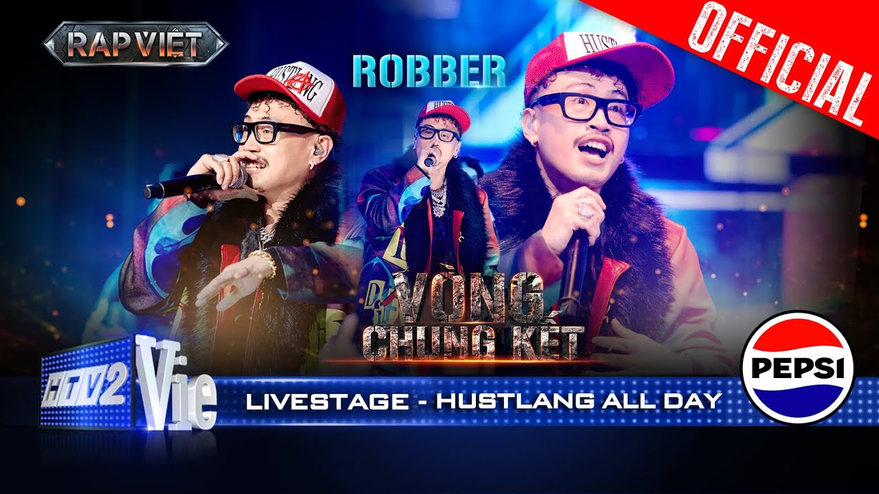 Hustlang All Day - Robber cooking b&agrave;i nhạc khiến cả s&acirc;n khấu chao đảo | Rap Việt 2024 [Live Stage]