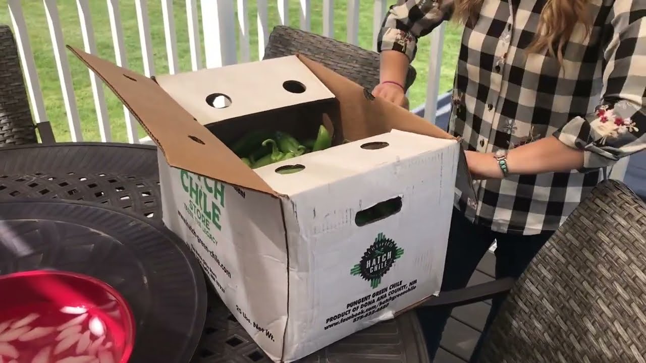 How to Roast Hatch Green Chile on a Grill