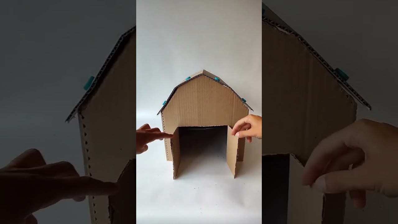DIY Cardboard Farm #pretendplay #cardboardcraft #farmtoys