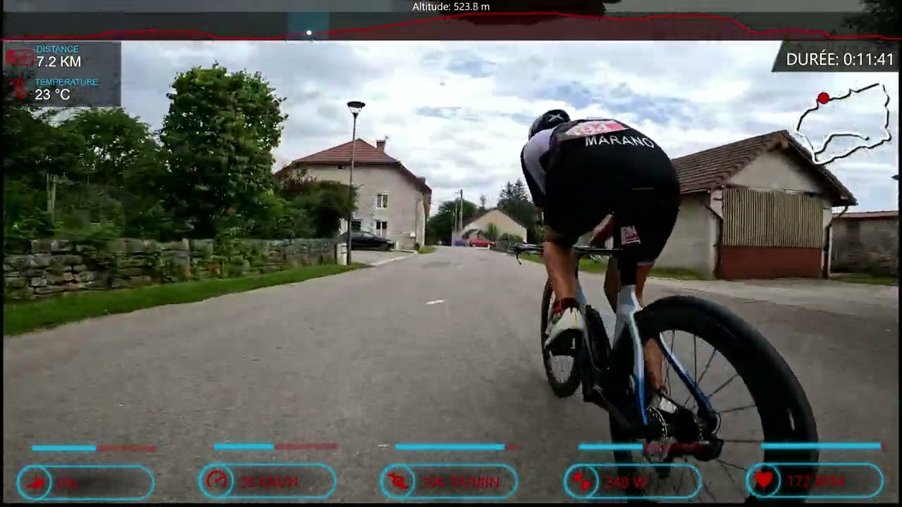 Chalain Triathlon 2024 - Sprint Distance - Bike Course