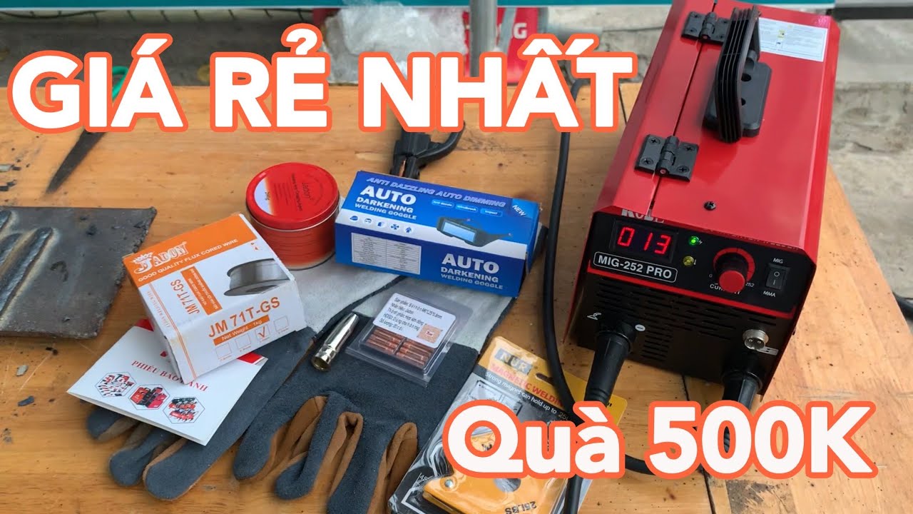 Sale giảm giá máy hàn MIG KOBE Nhật 252 pro quà tặng ngập tràn