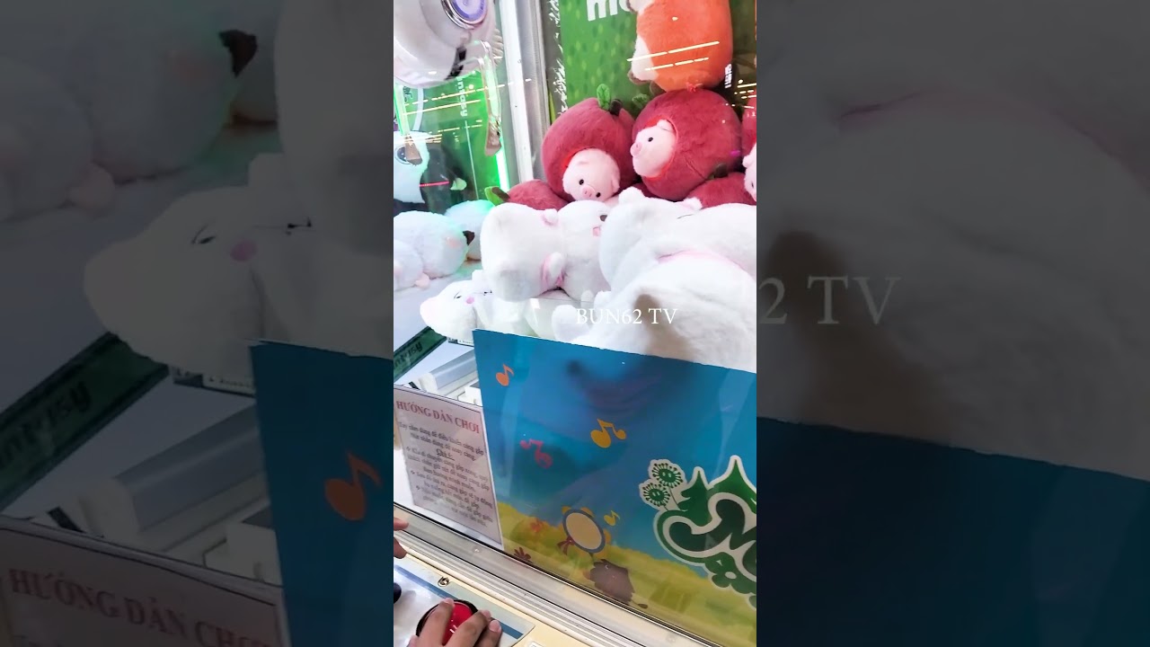 BUN62TV Gắp thú nhồi bông  folding stuffed animals tt