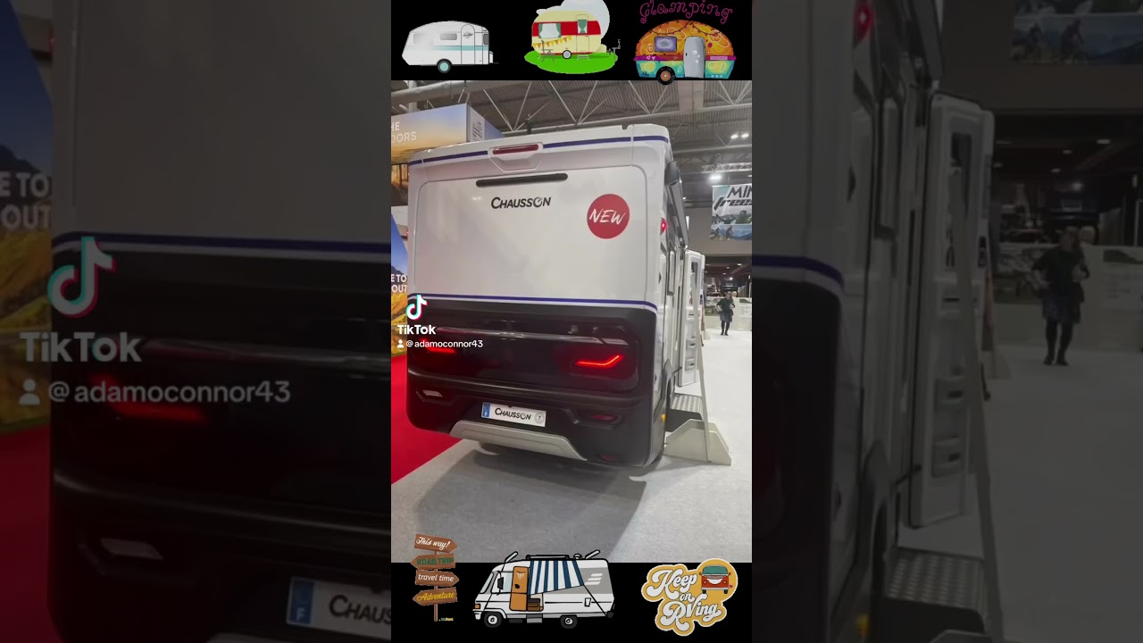 Motorhome and caravan show at NEC Birmingham October 2023 