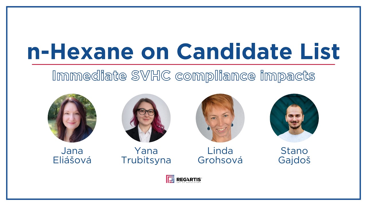 Webinar | SVHC Update | n-Hexane & Bisphenol AF on the Candidate List