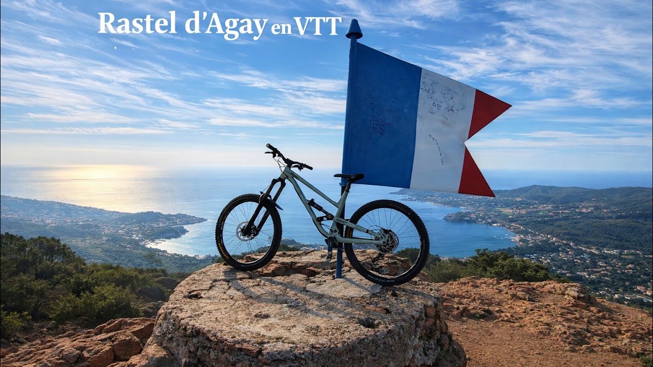 Rastel d'AGAY // table orientation en VTT vue 360°        #mtb #frenchriviera #cotedazur