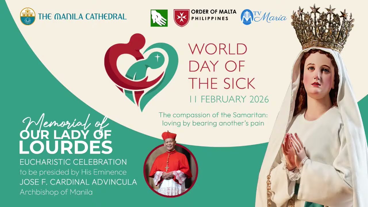 LIVE: World day of the Sick (February 11, 2026)
