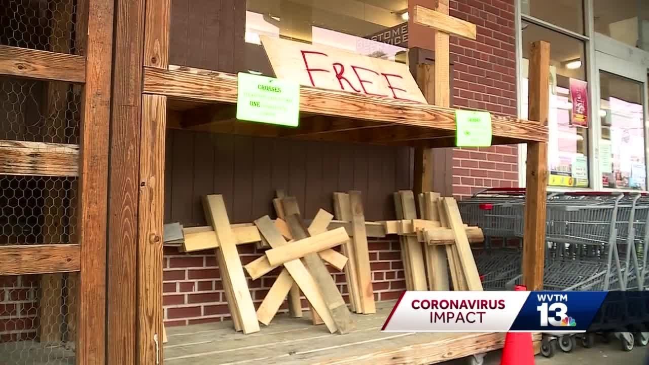 Birmingham non-profit making, giving away hundreds of crosses for Easter