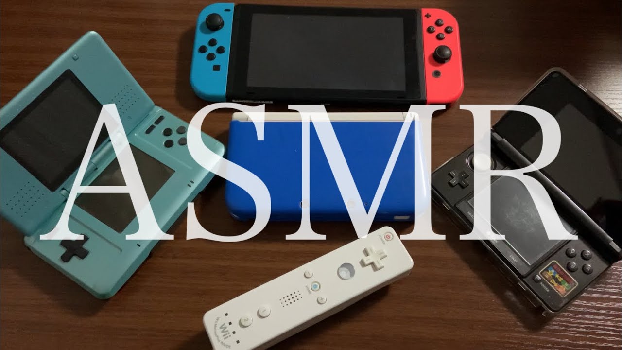 【ASMR】いろんなゲーム機をタッピング/game tapping