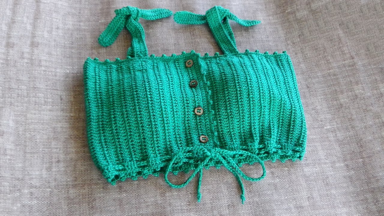 TOP/CROPPED EM CROCHÊ | Passo a Passo