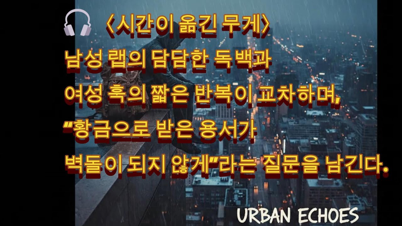 시간이 옮긴 무게 (Time Moved the Weight) | Cinematic Hip-Hop Ballad
