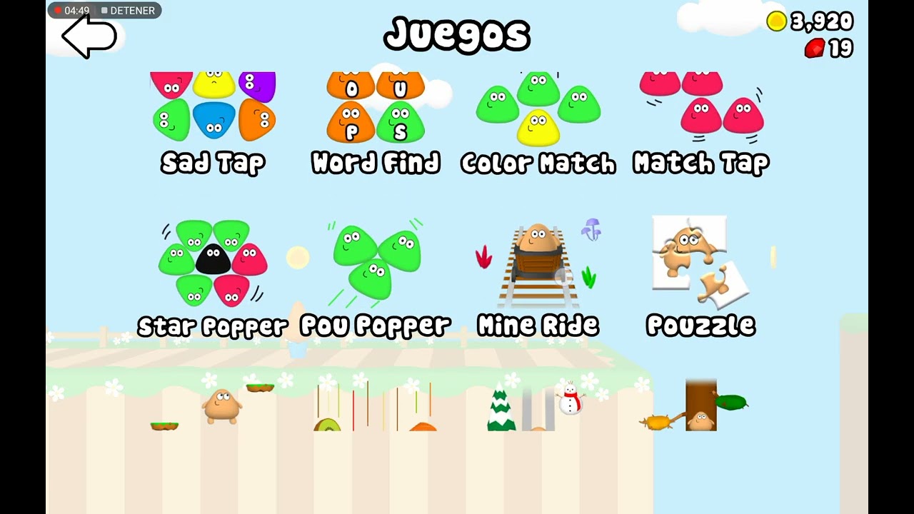 Probando Pou 2 (3D)