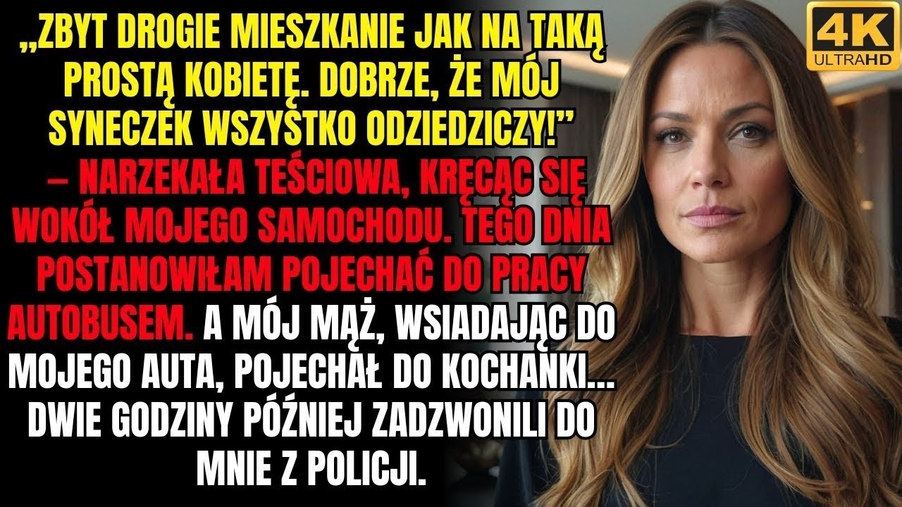 Teściowa kręciła się przy moim samochodzie, więc postanowiłam pojechać do pracy autobusem  I nie