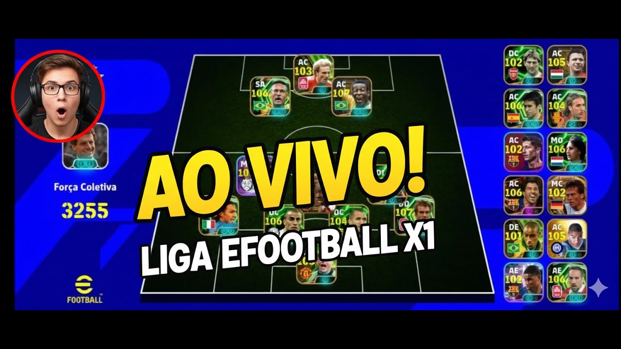 ⚽ AO VIVO: TESTANDO A GAMEPLAY de EFOOTBALL 2026! O QUE MUDOU?