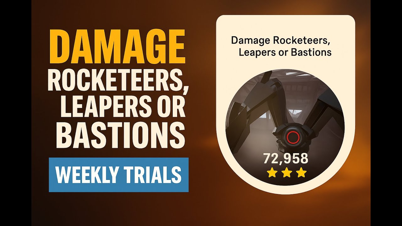 EASY 40k&ndash;80k+ Points | DAMAGE LEAPERS, BASTIONS & ROCKETEERS Trial Guide | ARC Raiders