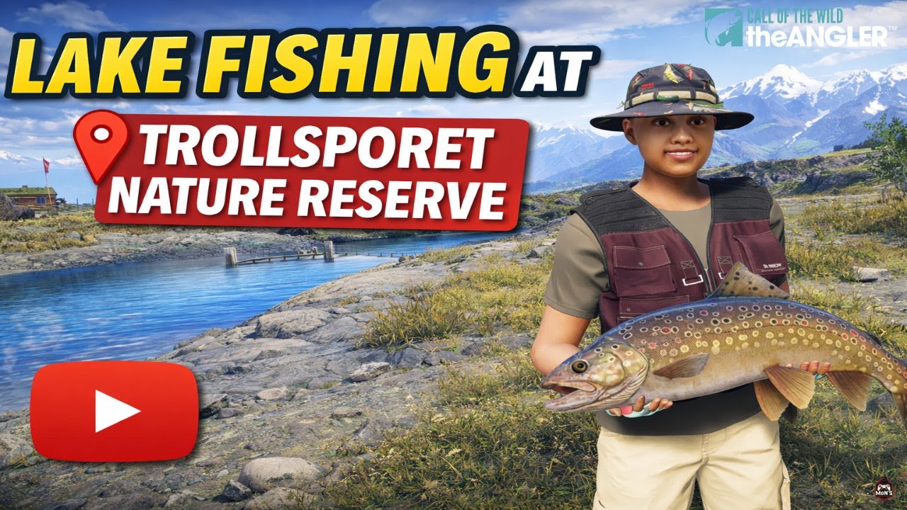 Lake Fishing at Trollsporet Nature Reserve