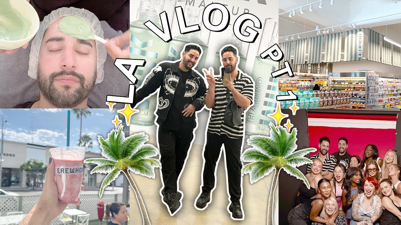 We Went To LA! Our first brand trip Part 1 💜🖤 The Welsh Twins