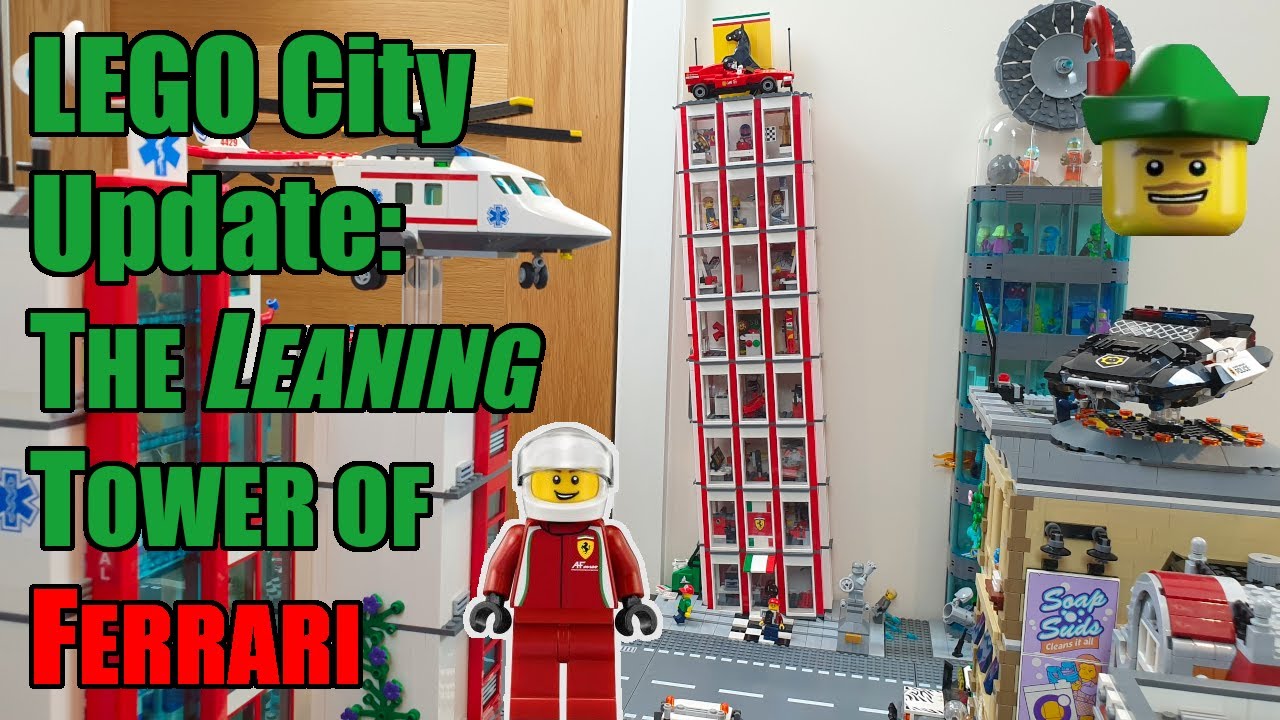LEGO City Update - The Leaning Tower of Ferrari MOC 🏎🏙🏹