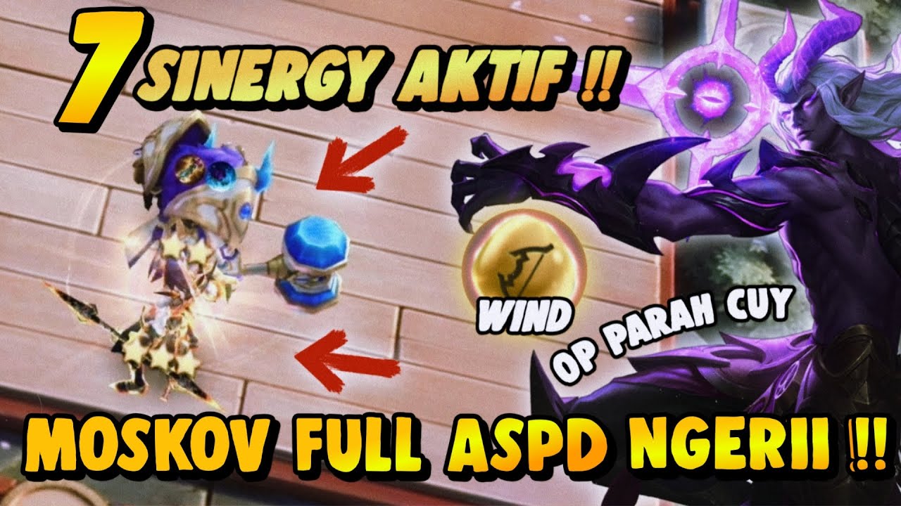 MOSKOV ASTRO CADIA FULL ATKSPD‼️7 SINERGY AKTIF | COMBO UPDATE TERBARU - Mobile Legends Magic Chess
