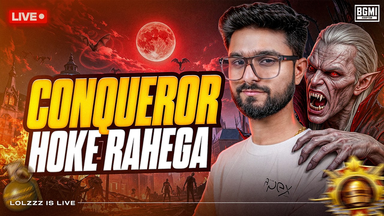 AAJ CONQUEROR HOKE RAHEGA | TAG LoLzZz OR WHAT | BGMI LIVE