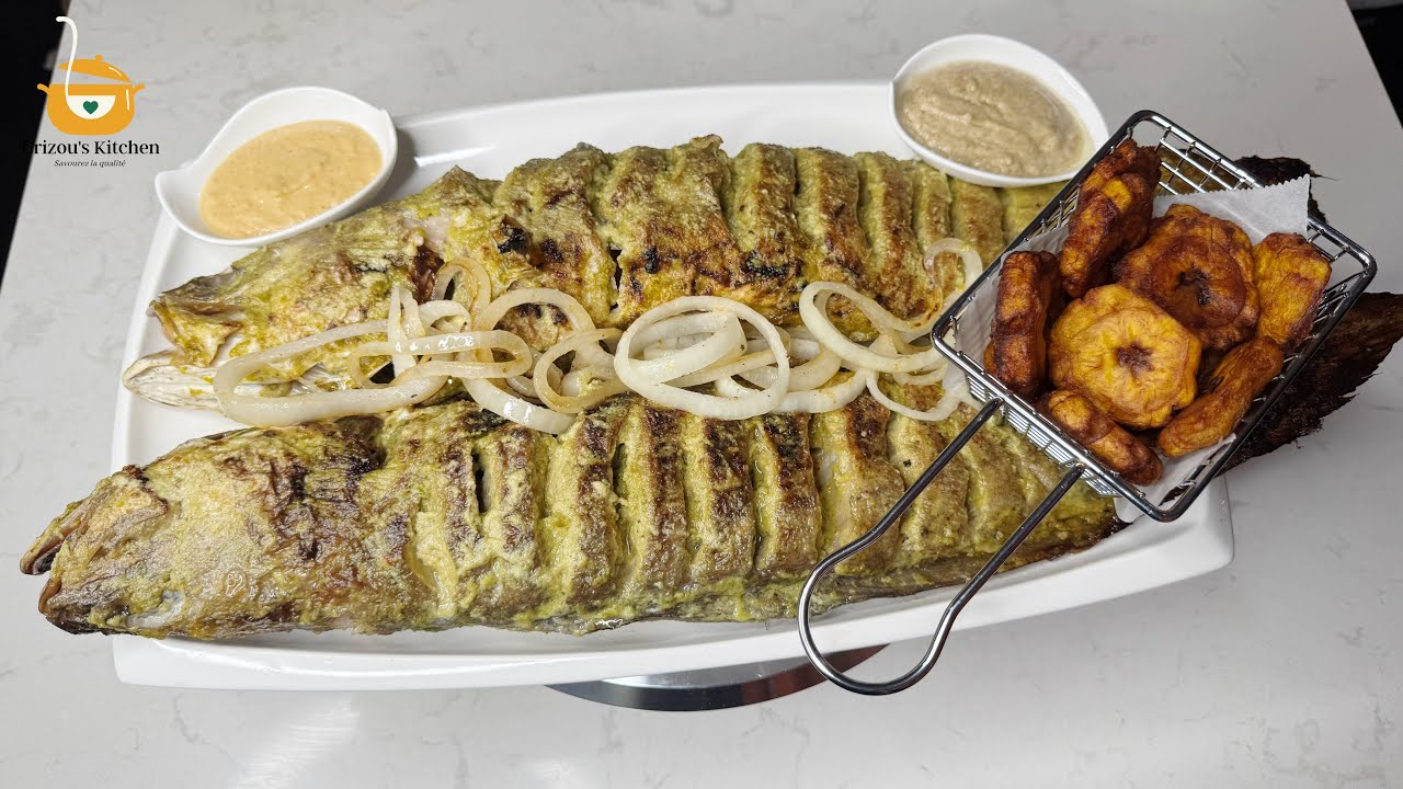 Commerce Rentable De Poisson Braisé