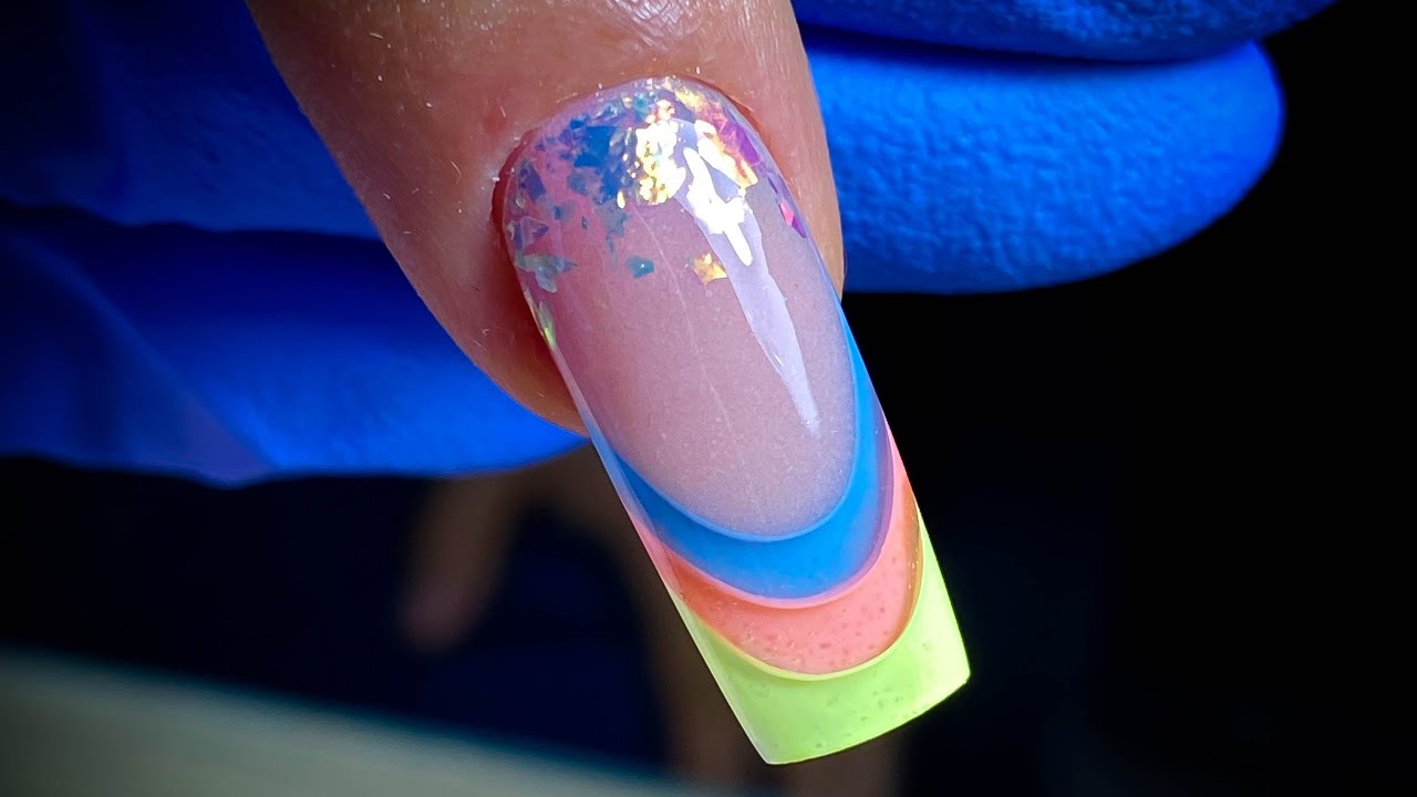 como hacer french 3d tecnica en tendencia - como hacer frances en 3d - arte y belleza vicky